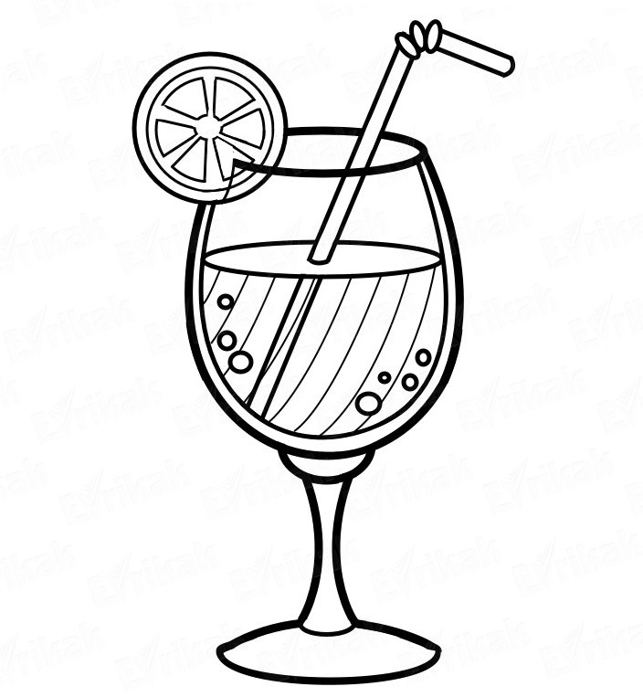 Раскраска напитки