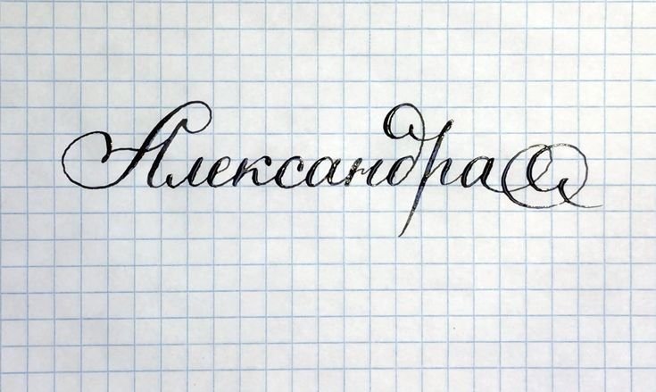 Красивые имена красивым почерком