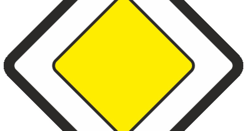 Знак Главная дорога ПДД