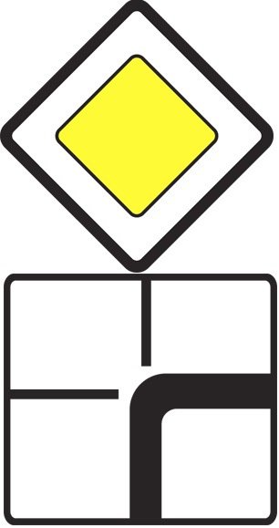 Знак 8.13 направление главной дороги поворотники