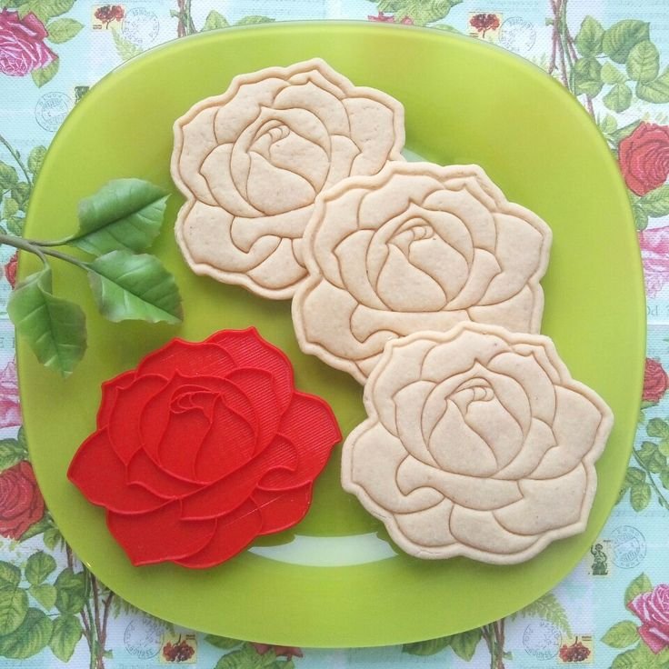 Печенье в виде цветка