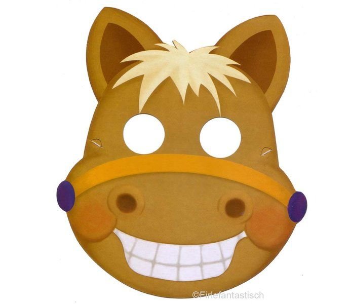 Карнавальная маска коня