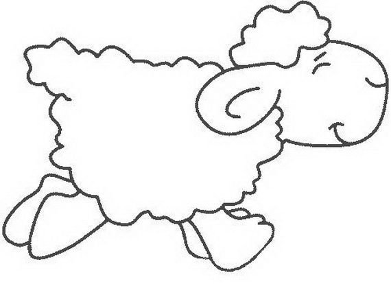 Аппликация барашек