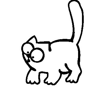 Раскраска. Котики