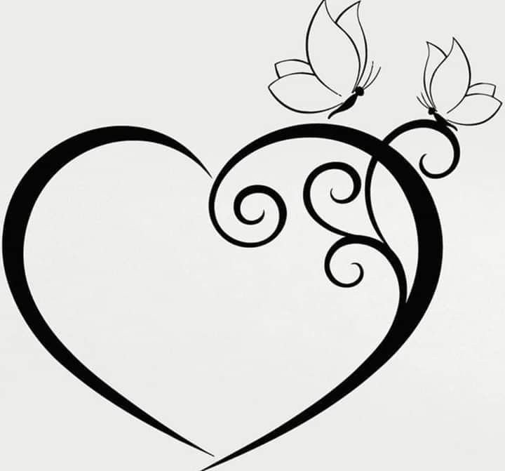 Вензель сердце
