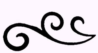 Трафарет вензеля