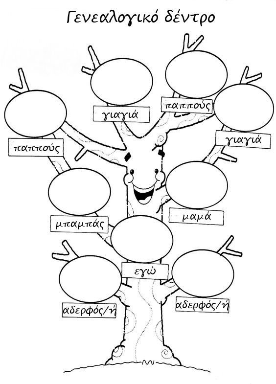 Семейное дерево рисунок