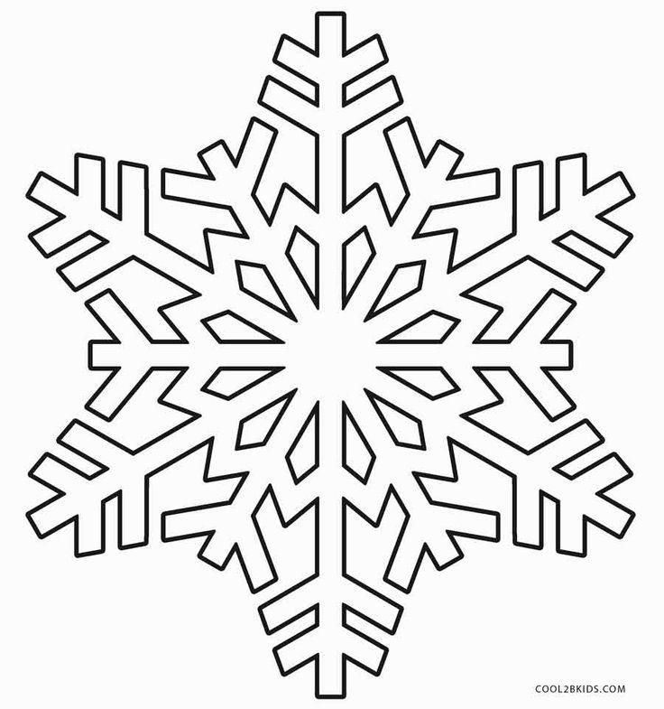 Вытынанки снежинки