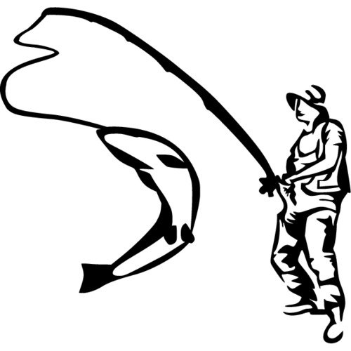 Силуэты рыбаков