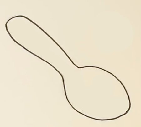 Деревянная ложка раскраска