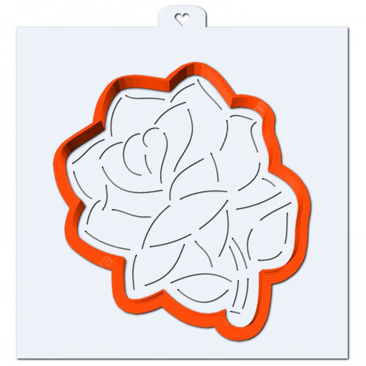 Трафарет формочка вырубка