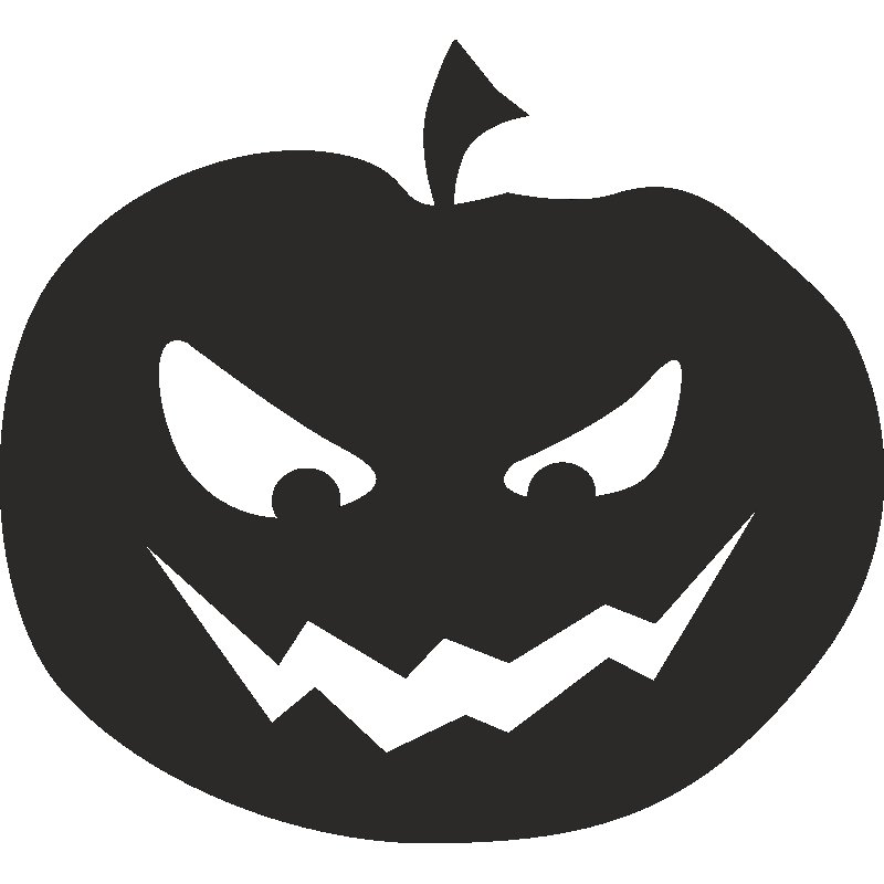 Трафарет тыквы для Хэллоуина