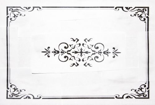 Узор для выжигания рамка