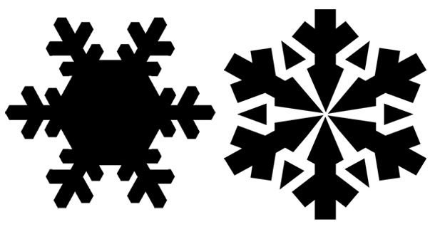 Трафареты для искусственного снега снежинки