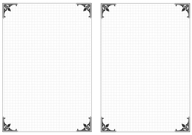 Блокнот листы для печати