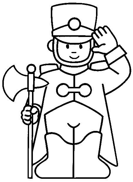 Раскраска солдатики для детей