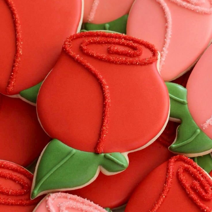 Пряник с розами