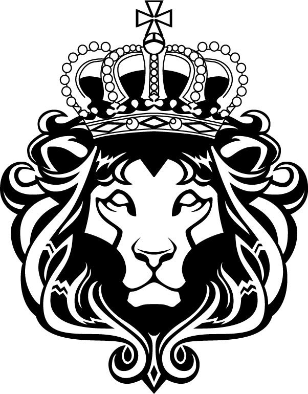 Тату голова Льва