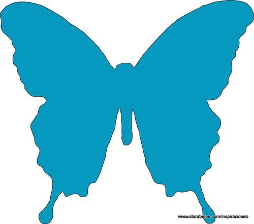 Трафареты бабочки