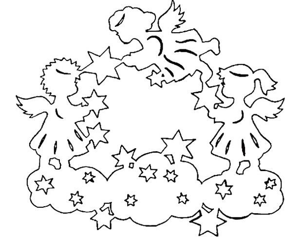 Новогодние вырезалки на окна