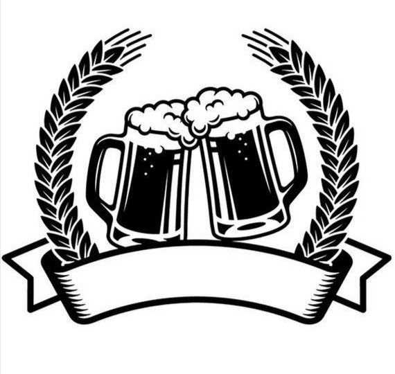 Трафарет пиво