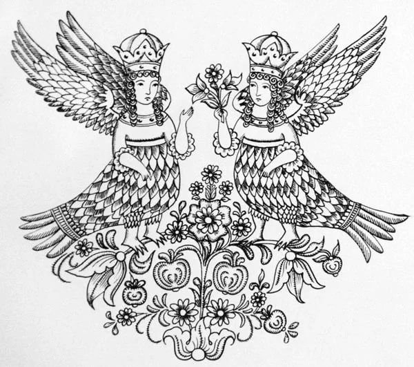 Сирин лубок