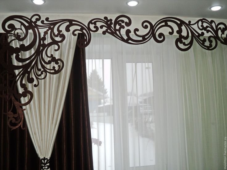 Ажурный ламбрекен м001