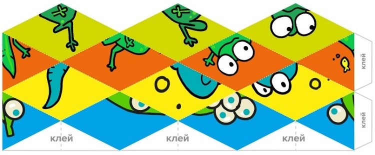 Шаблоны флексагонов