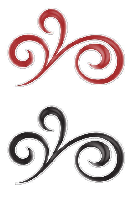 Красивые завитки