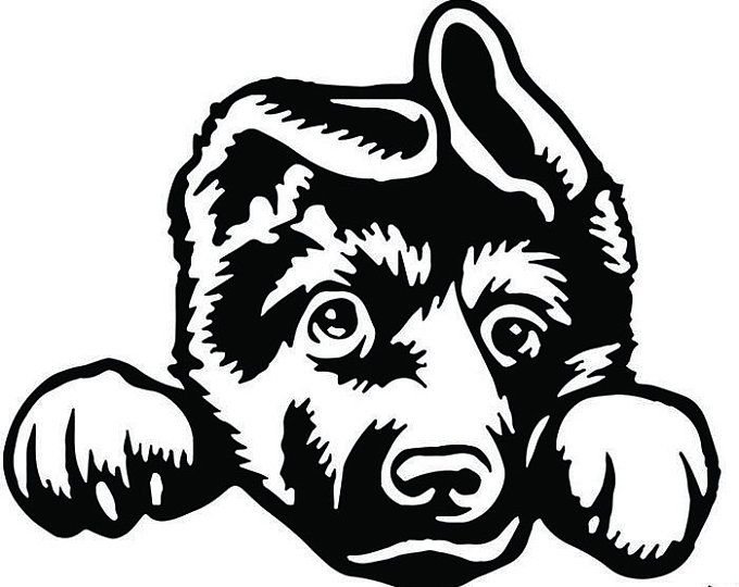 Собака для выжигания