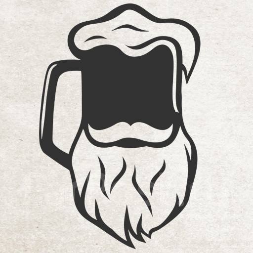 Белая борода с пивом