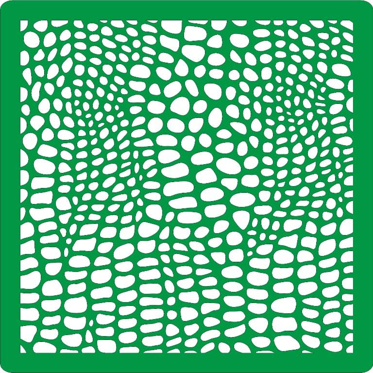 Трафарет крокодиловая кожа