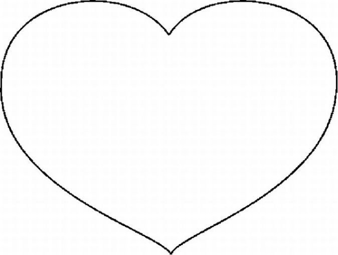 Трафарет сердечки