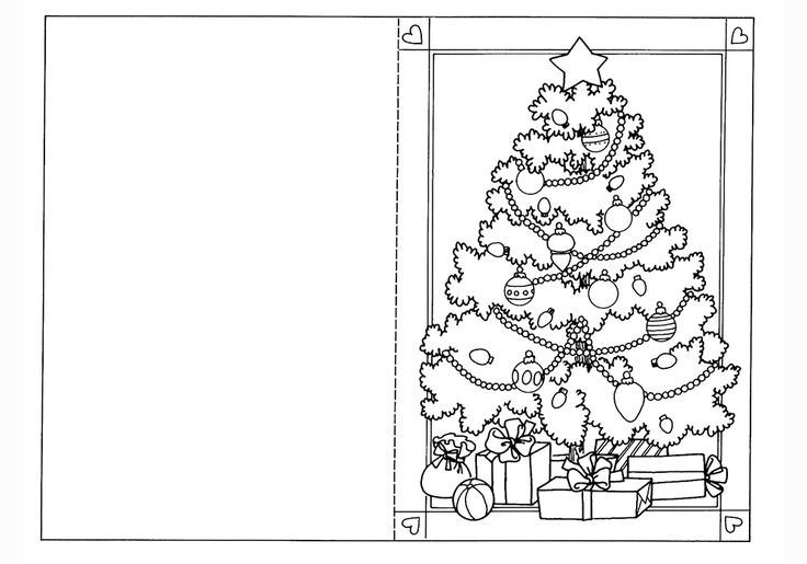 Подарки > Рождественские открытки-раскраски купить в интернет-магазине
