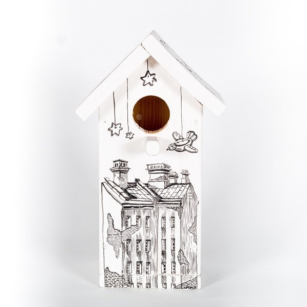 Скворечник с орнаментом