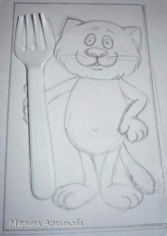 Эскиз для лепки из теста