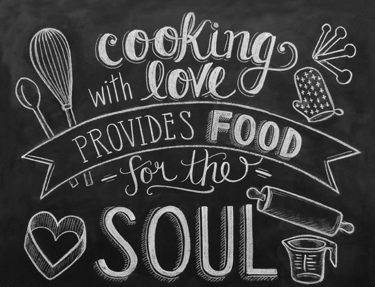 Надписи на черной доске