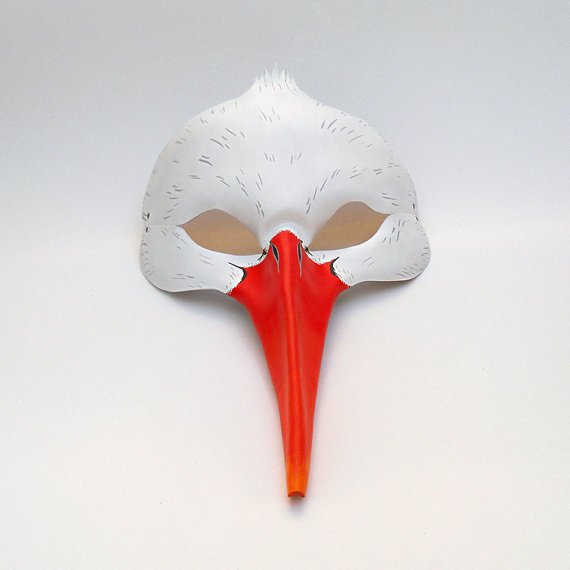 Маска журавля