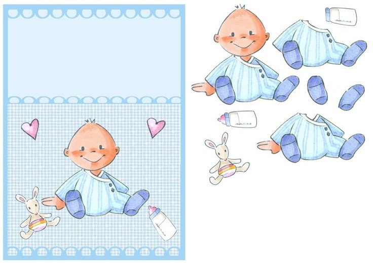 Скрапбукинг для новорожденных шаблоны