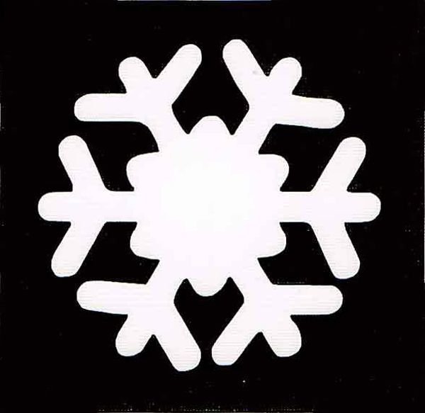 Трафарет снег