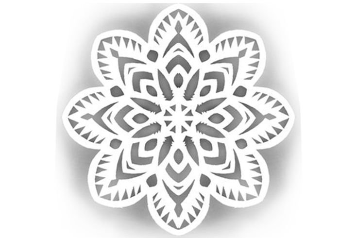 Ажурные снежинки