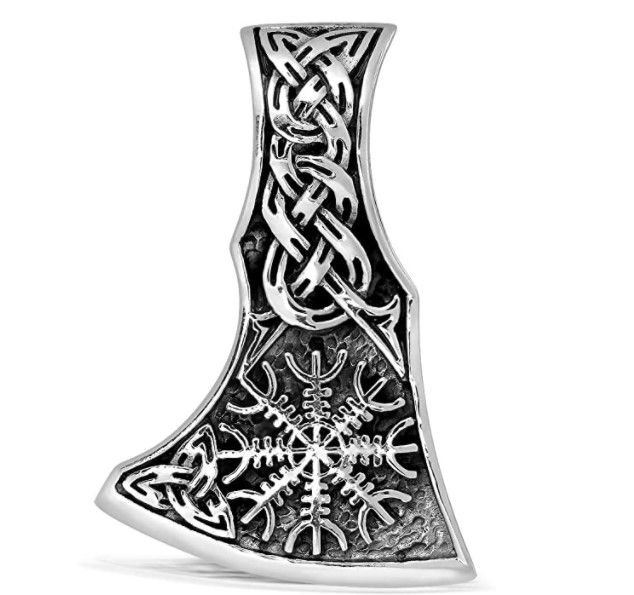 Скандинавские узоры на Топорах