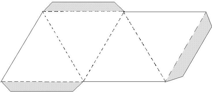 Правильный тетраэдр развертка для склеивания