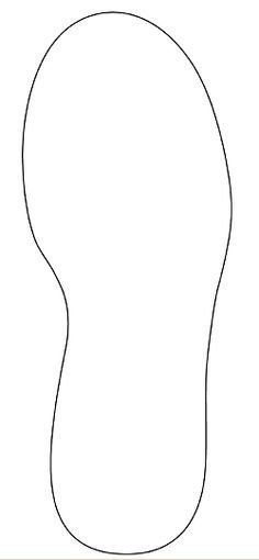Шаблон подошвы