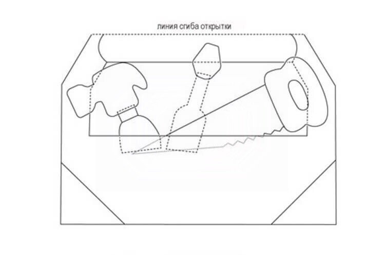 Ящик для инструментов шаблон