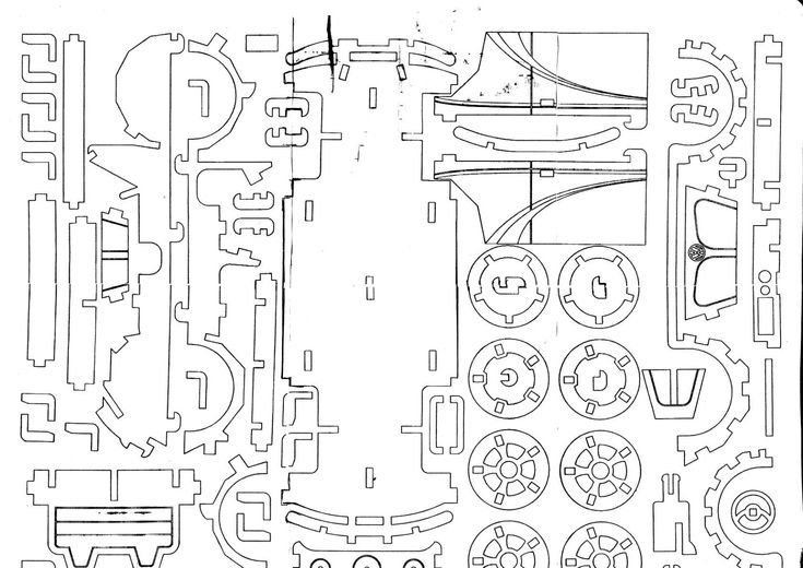 3d Puzzle чертежи CNC
