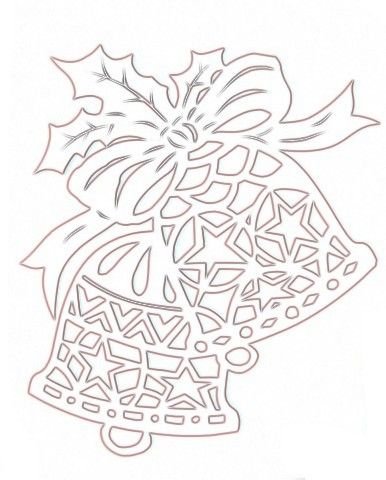 Новогодние вырезалки на окна