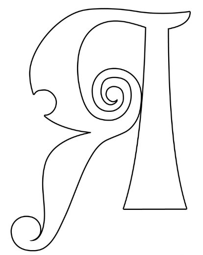 Красивые буквы для вырезания