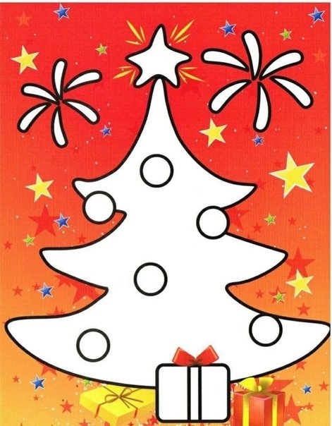 Новогодние шаблоны для лепки пластилином