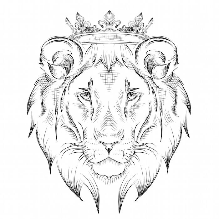 Стилизованная голова Льва